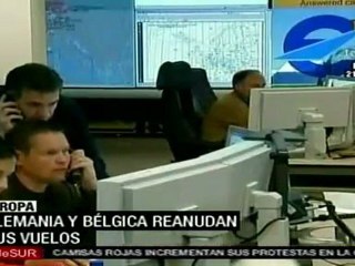 Se reanudan vuelos en Europa
