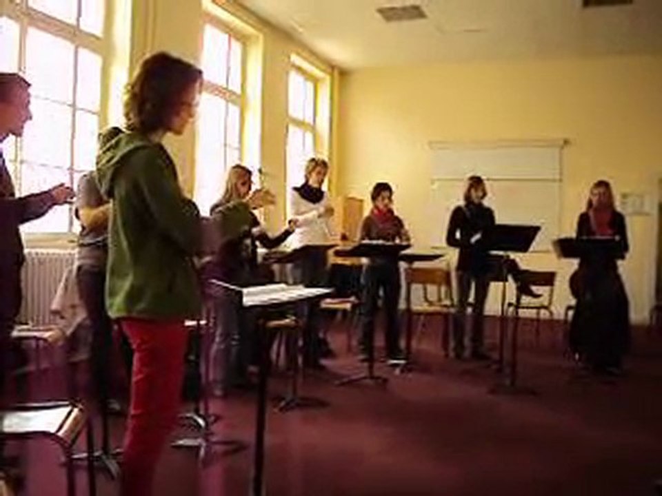 Stage INECC - Diriger un choeur d'enfants, cours