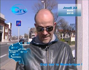 Calaisis TV : Météo 22/04/2010