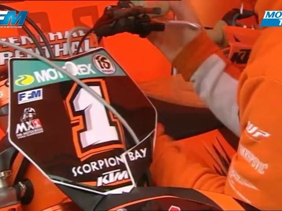 Cht France Rockstar Elite MX Romagné Blessure Musquin