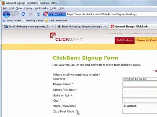 CLICKBANK ACCOUNT Setup