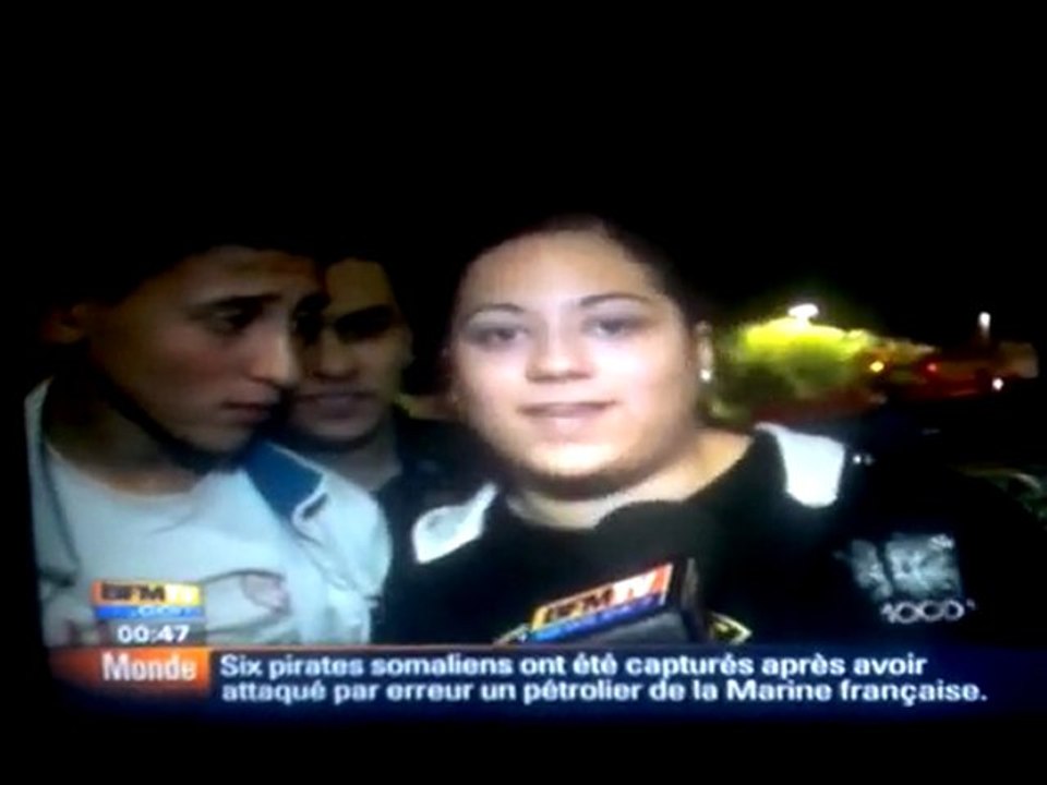 Jennifer sur BFM TV après le match Bayern/OL