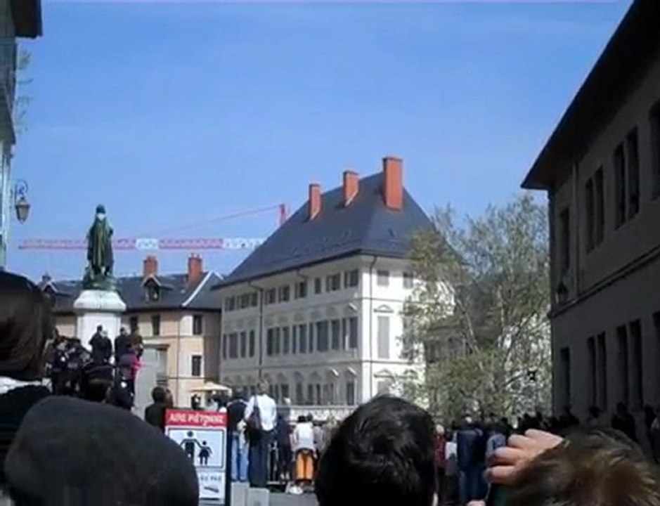 Nicolas Sarkozy à Chambéry : y'a pas grand chose à voir