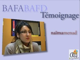 Jobs d'été : passer son BAFA - Témoignage de Naïma, en stage