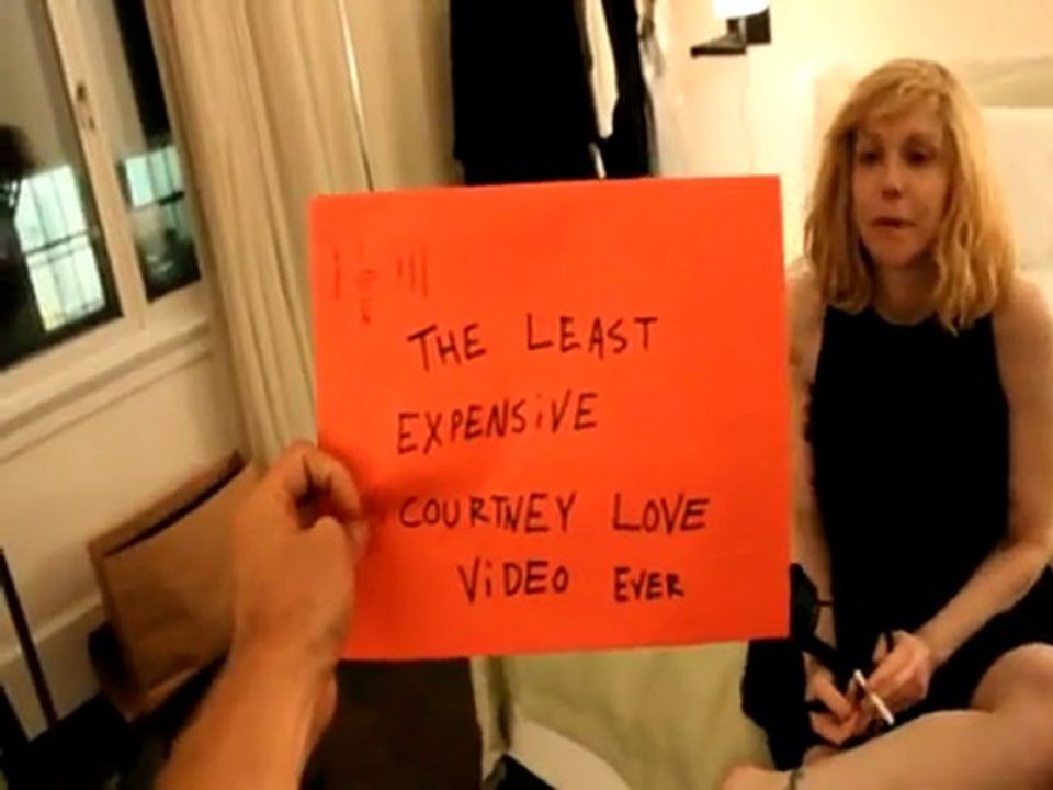 The least expensive Courtney video ever