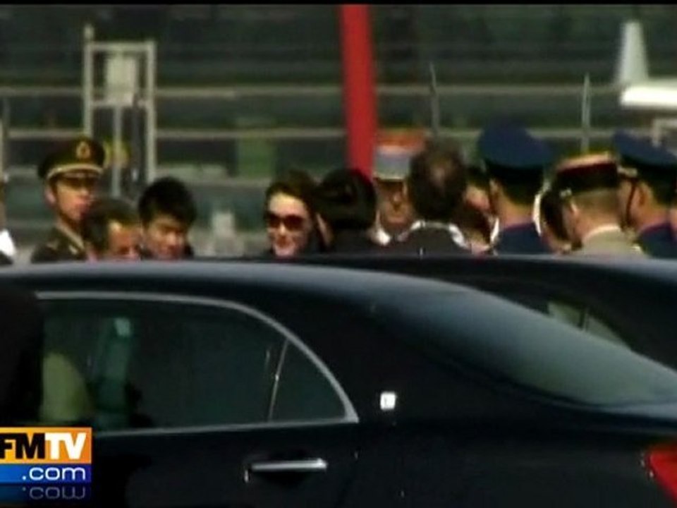Nicolas Sarkozy en visite en Chine
