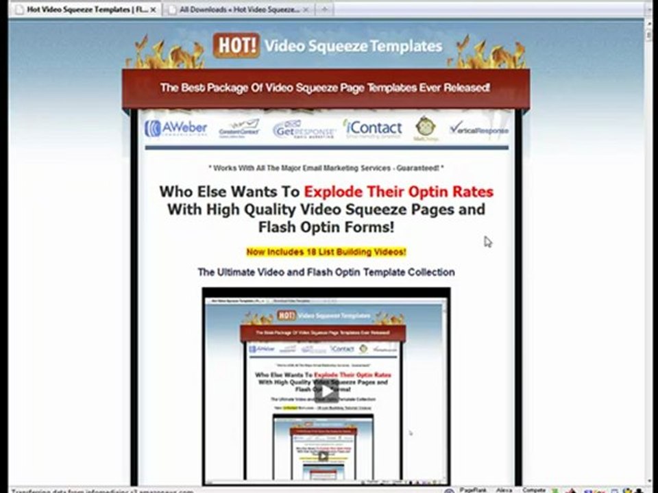 The Best Package Of Video Squeeze Page Templates Ever