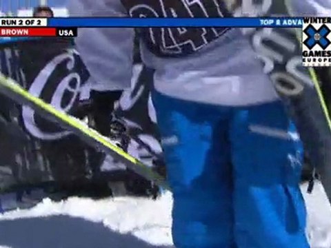 Bobby Brown Tops Slopestyle Elims