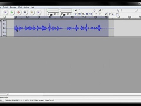 Audacity Tools for Noise Removal, Pitch, Temp & Compression
