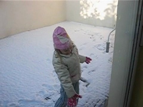 Oli dans la neige hiver 2009