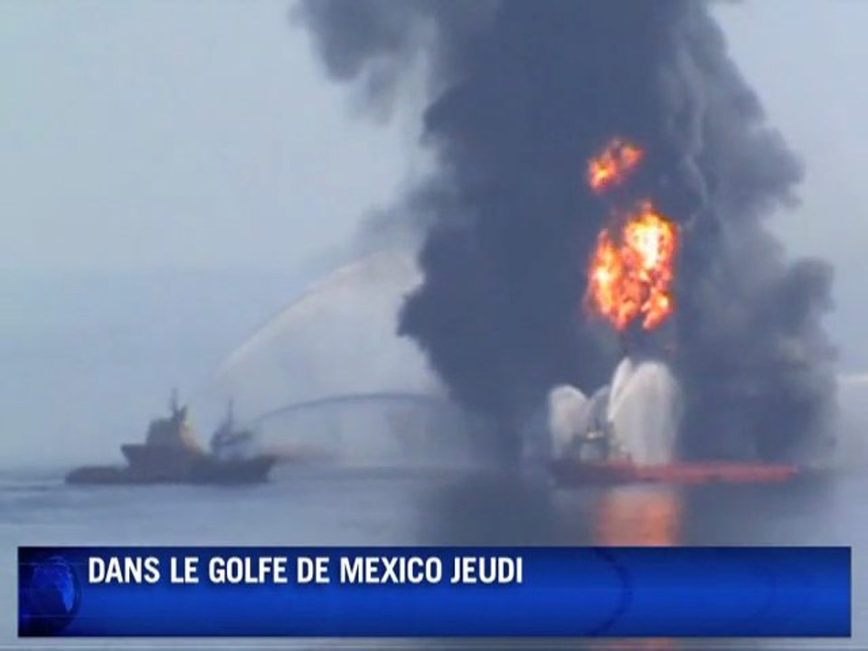 USA: une plateforme pétrolière coule