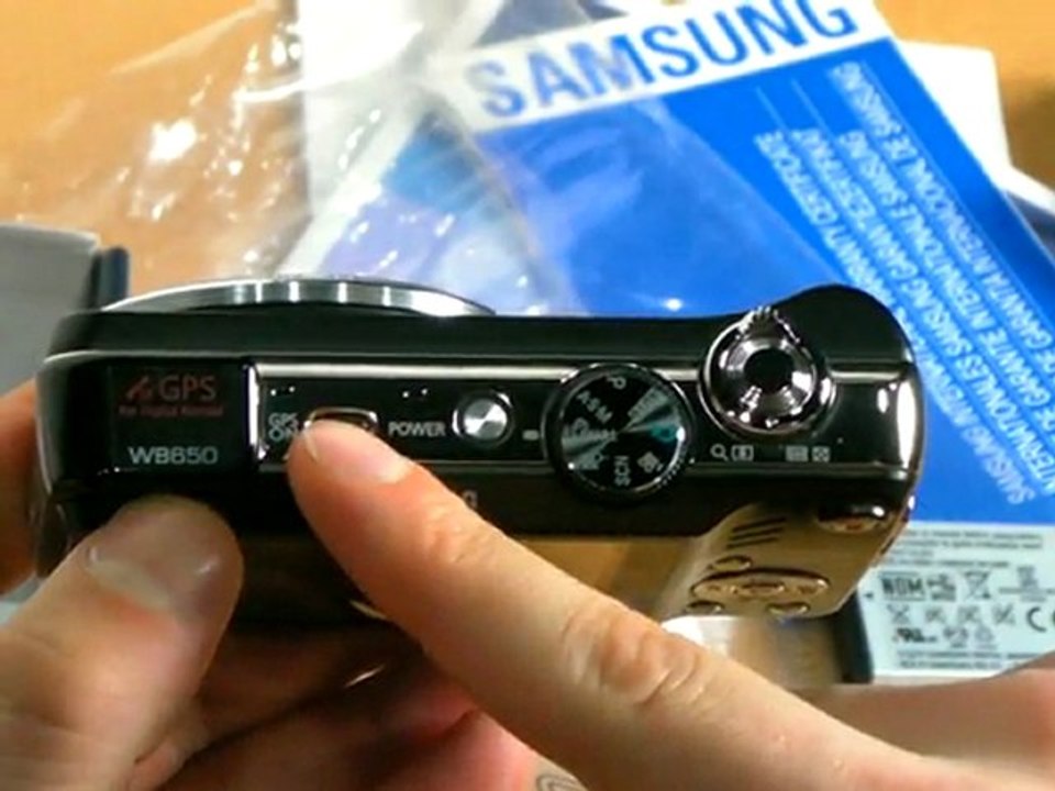 Open the WB650 Samsung Digital Camera