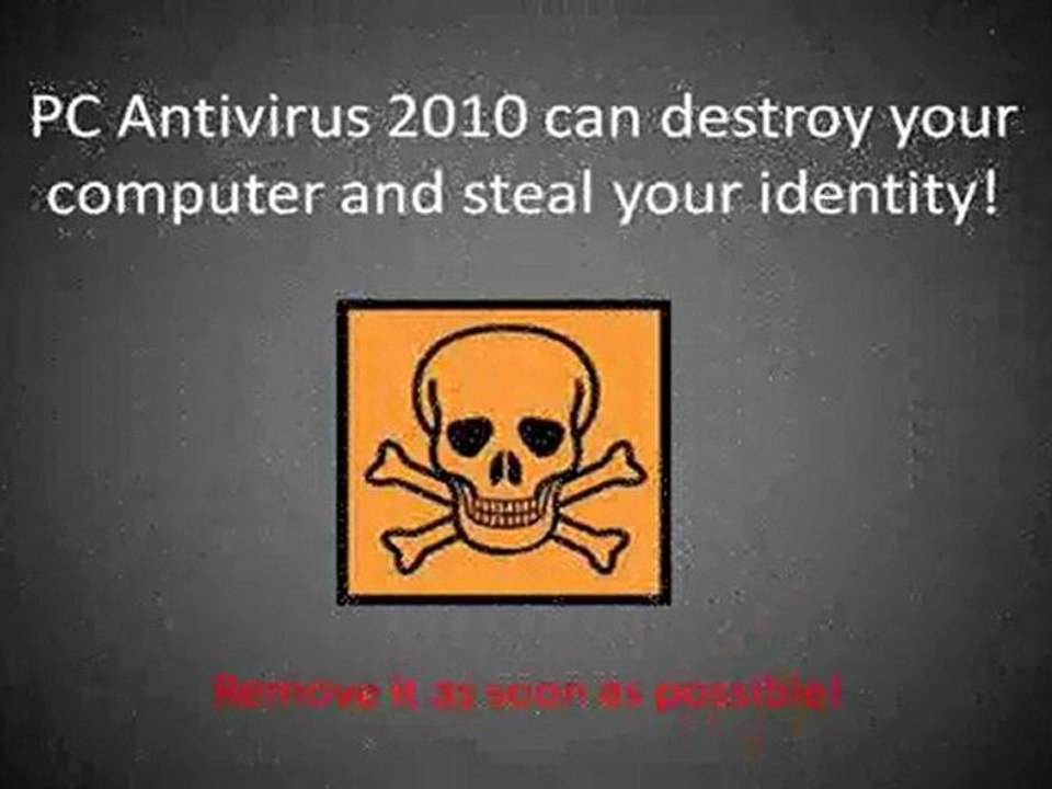 Remove PC Antivirus 2010 The Easy Way - PC Antivirus 2010 Re