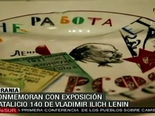 Conmemoran 140 aniversario del natalicio de Lenin