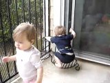 on the porch