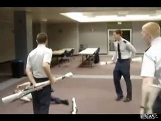 Watch Air Force Rifle Spinning Fail Video   Break.com