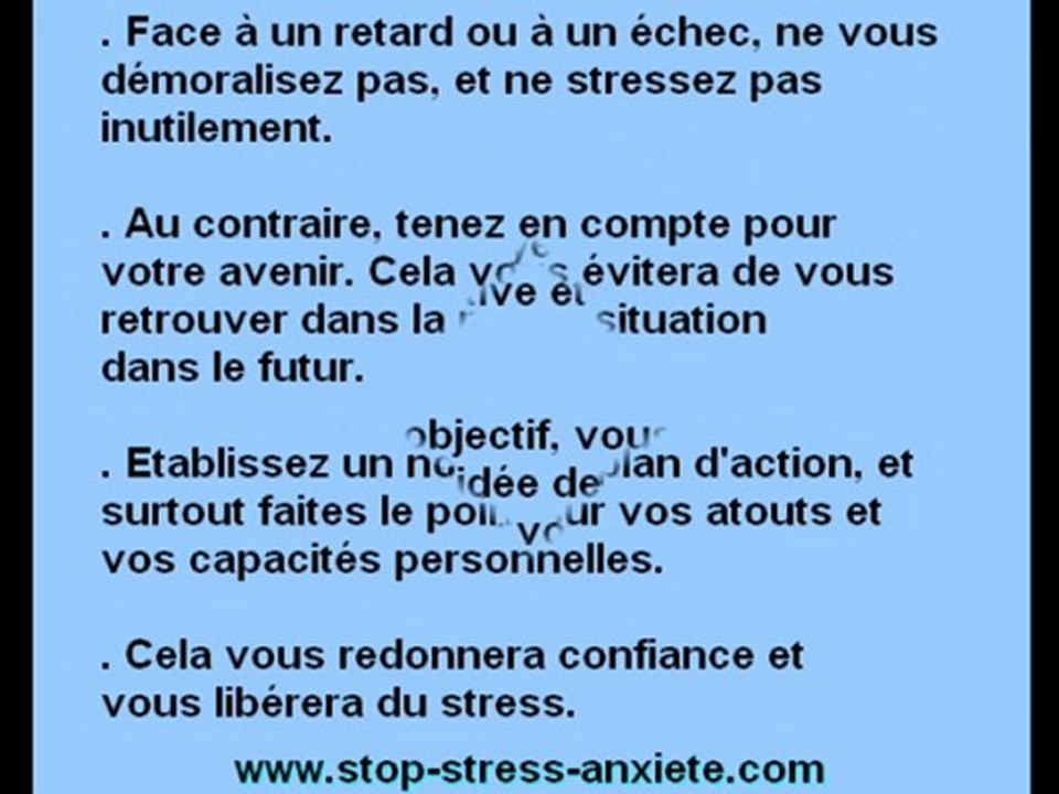 Vaincre le stress par la pensée positive