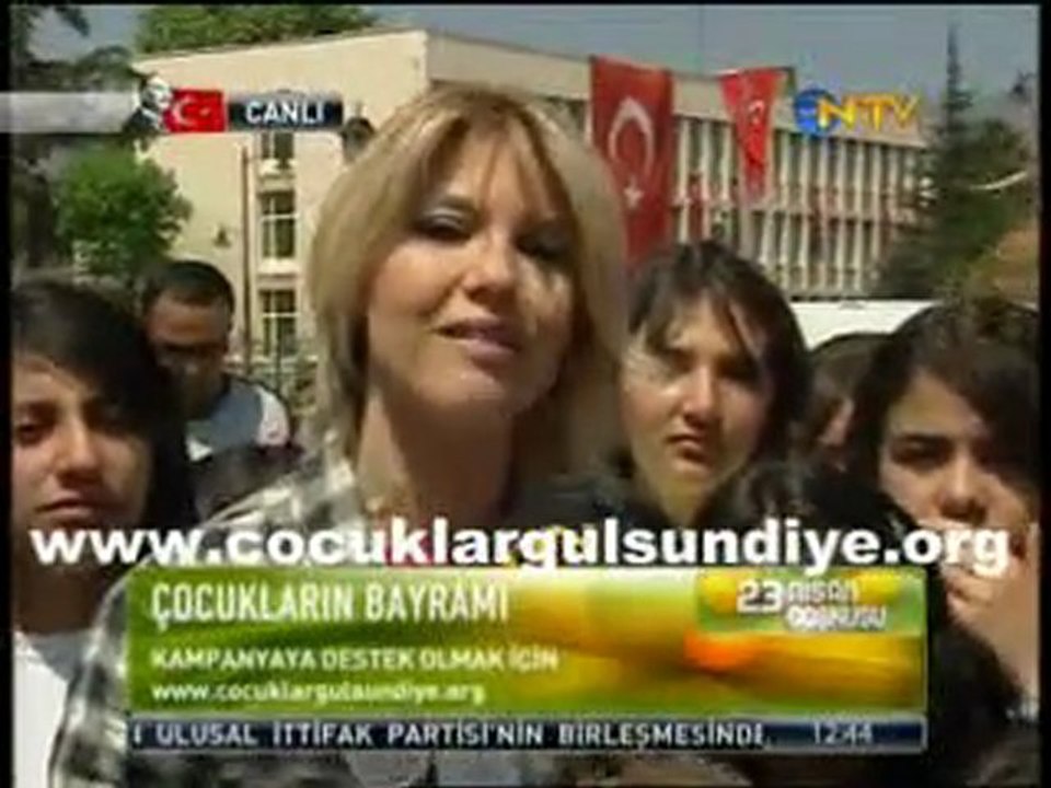 Gülben Ergen - Çocuklar Gülsün Diye Anaokulu Açılışı (TOKAT)