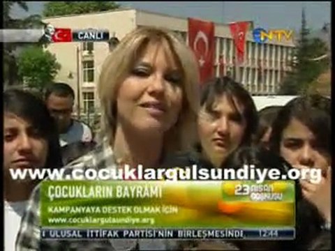 Gülben Ergen - Çocuklar Gülsün Diye Anaokulu Açılışı (TOKAT)