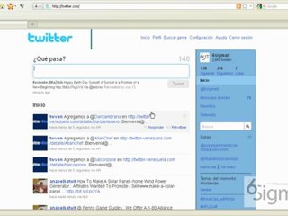 Como esta compuesta nuesta Pagina de Twitter