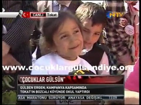 Gülben Ergen Çocuklar Gülsün Diye Anaokulu'nda - NTV