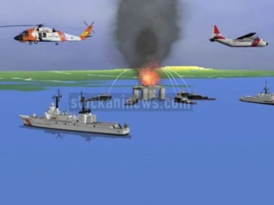 OIL RIG EXPLOSION IN THE GULF OF MEXICO