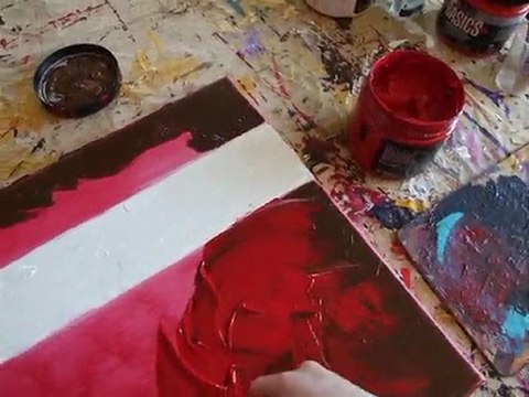 Tuto - Réalisation d'un tableau abstrait - Etape 8