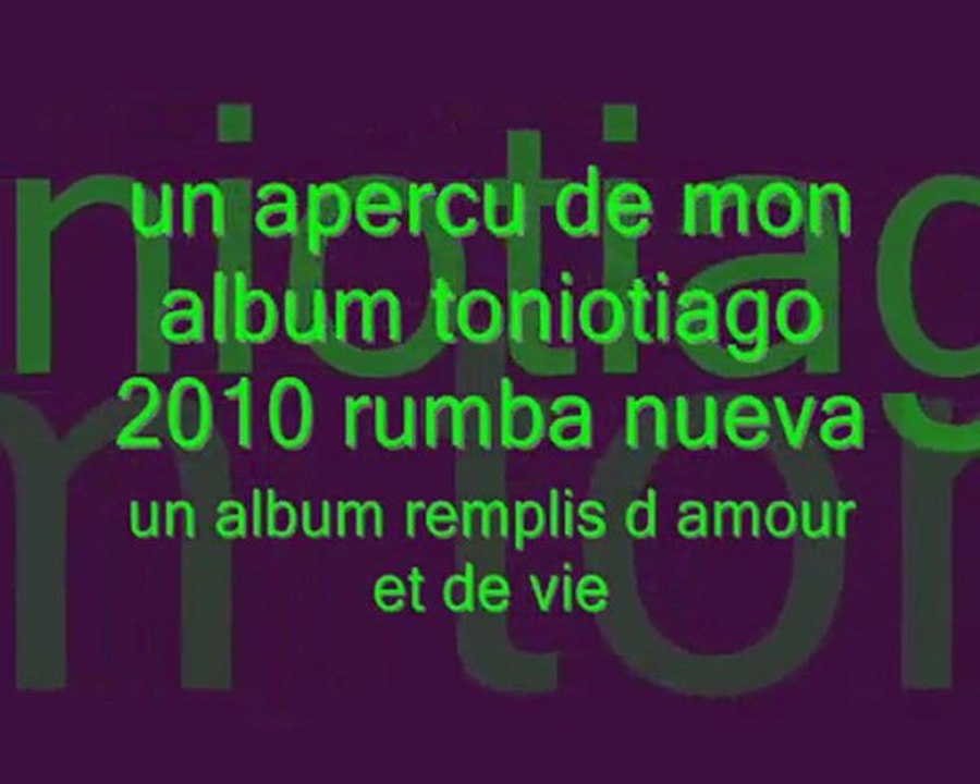 nouvelle album toniotiago 2010