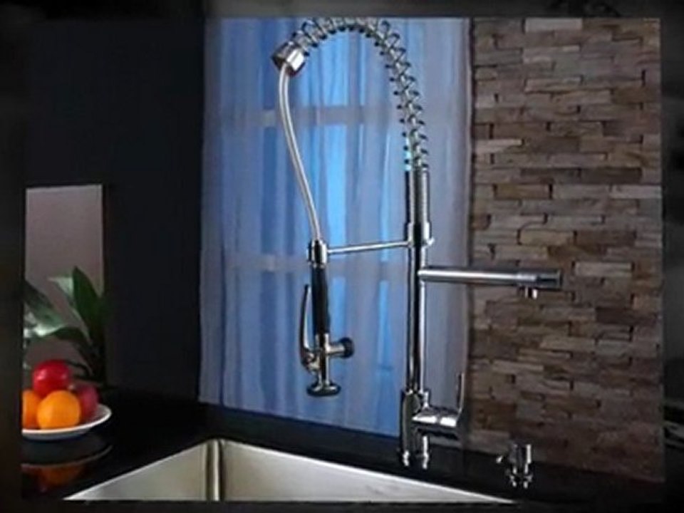 Kraus Chrome Pullout Sprayer Kitchen Faucet 1602