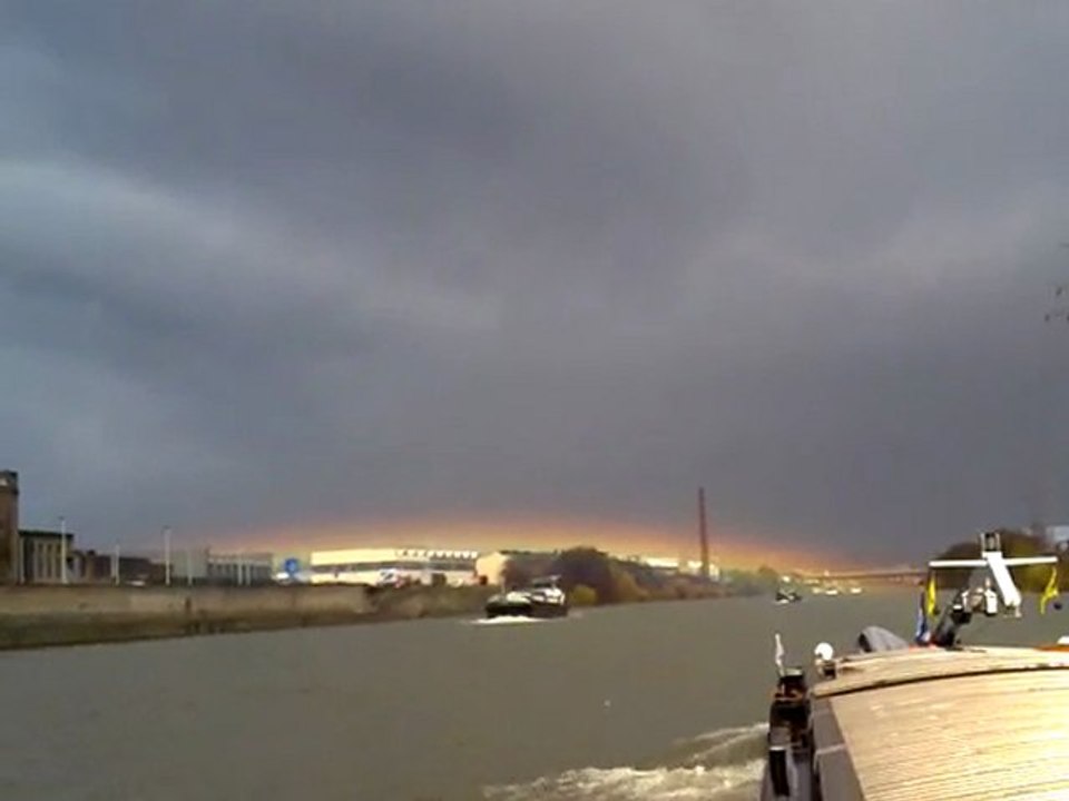 arc en ciel sur la meuse