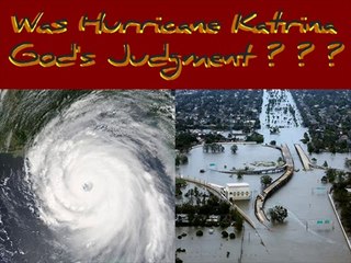 ARE HURRICANES GOD'S JUDGMENT?