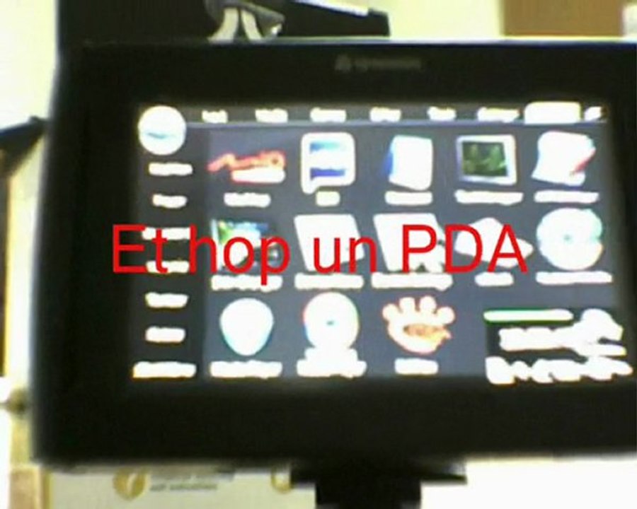 GPS de navigation tranforme en PDA