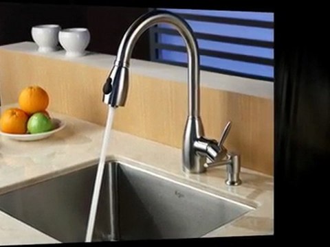 Kraus Stainless Dual Spray Kitchen Faucet KPF-2130