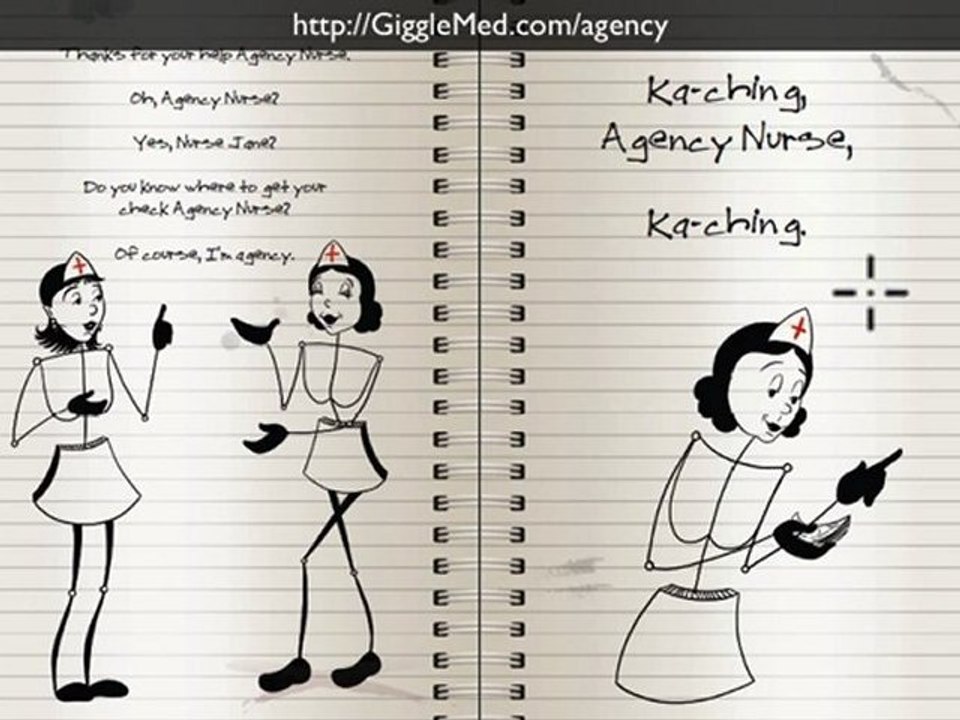 Medical Humor Gift for Nurses Week - Hello Agency Nurse