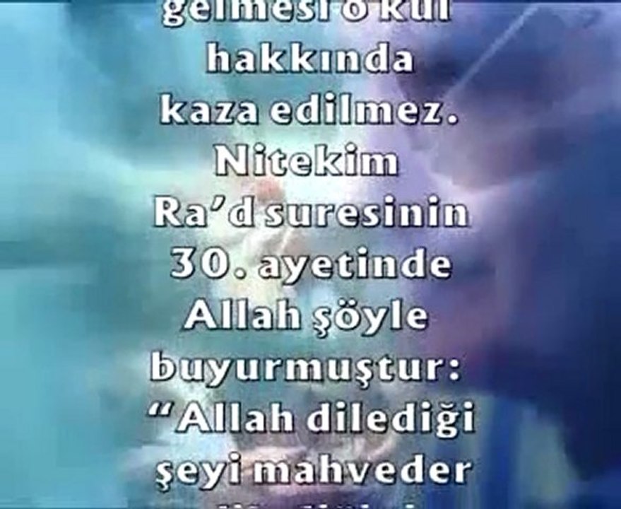 124 - Kader ve Sadaka üzerine önemli bir bilgi !