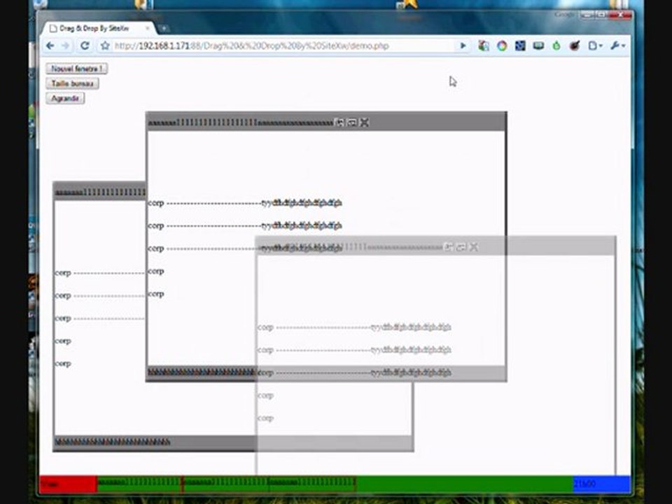 Fenêtre avec nouvelle fonctions -- WOS - WOS.SiteXw.fr