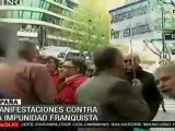 Manifestaciones en España contra la impunidad franquista