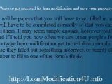 Getting approved for loan modification and save your home