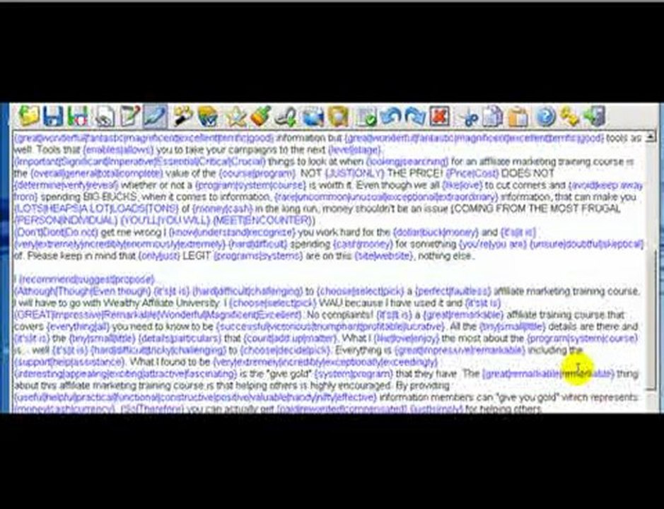 Easy Article Spinning!