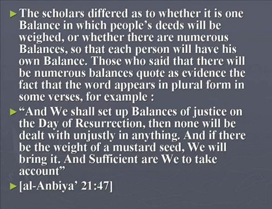 Islamic Questions-65( Shaytan & Woman Hair, Deeds Weighing