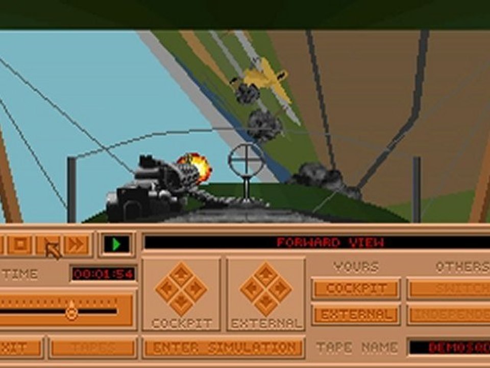 Red Baron gameplay 2 (demo playback)