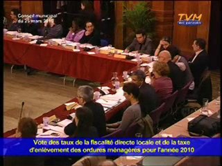 Conseil municipal du 25 mars 2010 (Manuel Martinez)