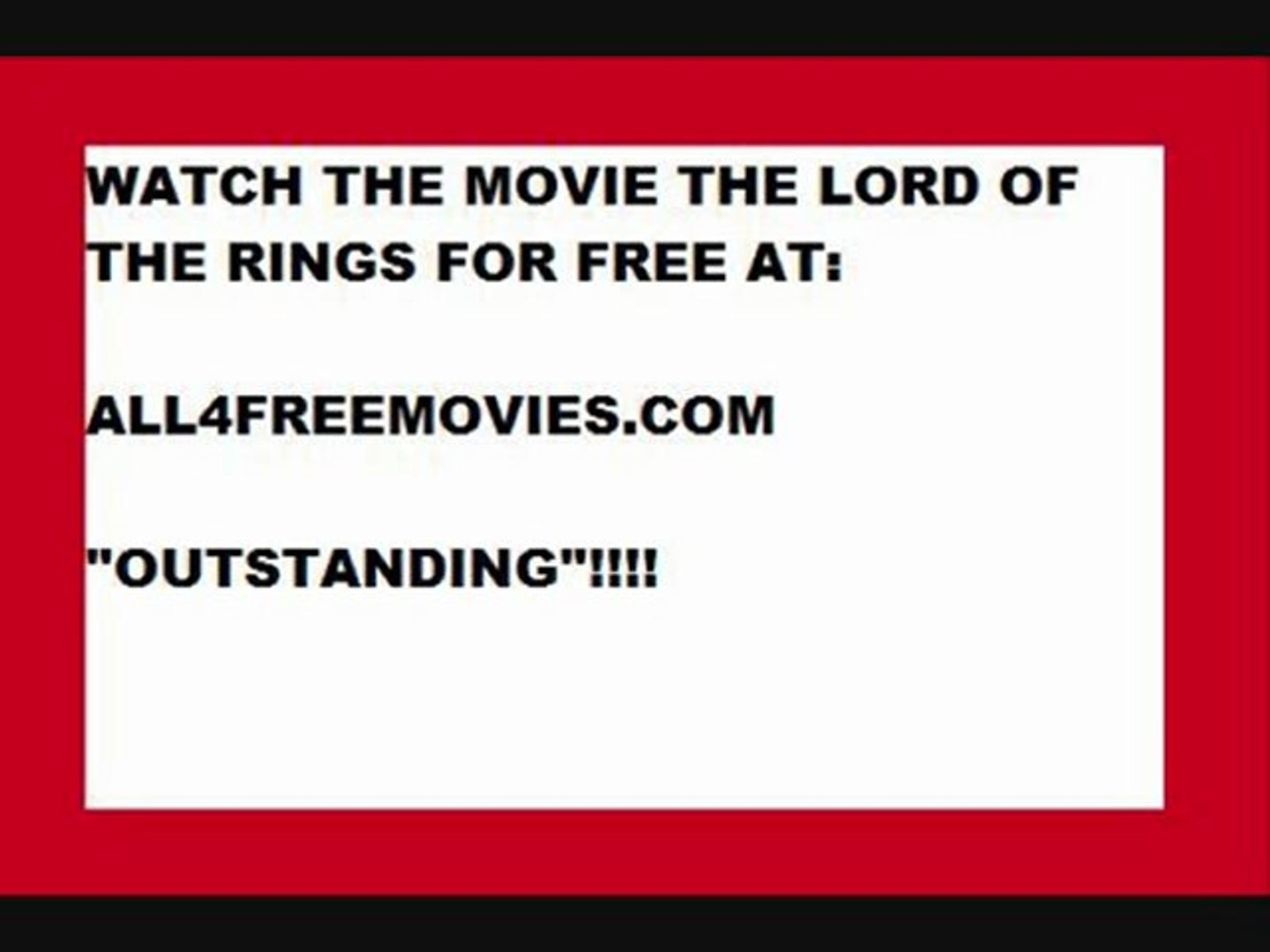 Watch The Lord Of The Rings For Free Video Dailymotion