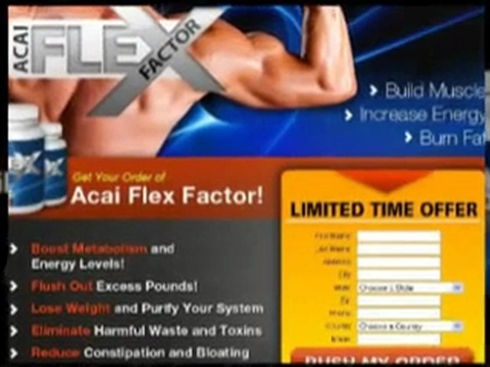 Want Your Man Lean? Acai Flex for MEN - it works!