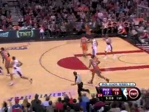 Steve Nash gets stripped, Andre Miller grabs the ball and th