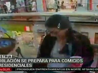 Austriacos se preparan para comicios presidenciales