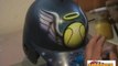 Airbrushing batting Helmets (Fastpitch Softball)