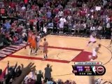 LaMarcus Aldridge grabs the Nicolas Batum miss and wraps a p