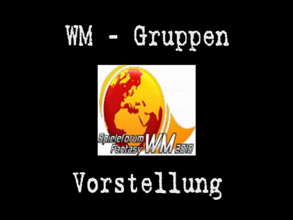 SFL WM 2010 - Teil 1 (Gruppe A&B)
