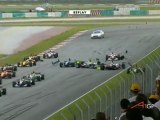 A1GP 2009 Malaisie Start Big Crash